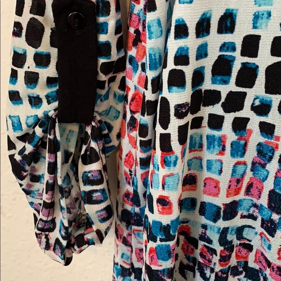 Womens Cable & Gauge Multicolor Top - Picture 3 of 4